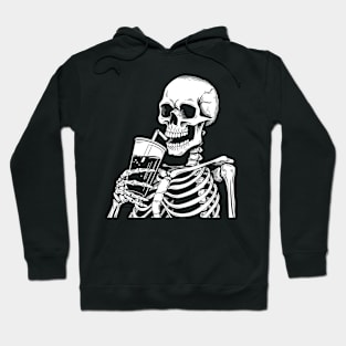 Funny Skeleton Goth Men Women Funny Halloween Hoodie